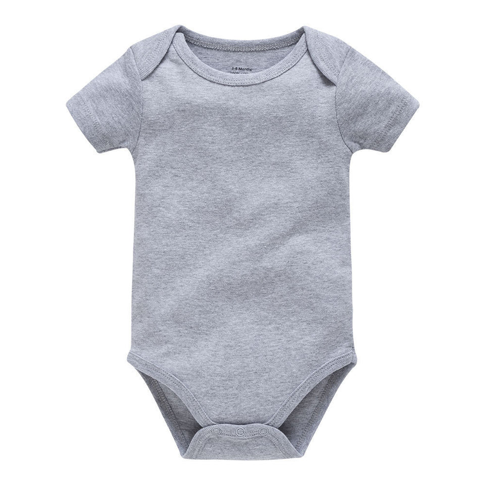 Ecobloom Mart Plain Cotton Short Sleeve Newborn Clothes