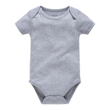 Ecobloom Mart Plain Cotton Short Sleeve Newborn Clothes