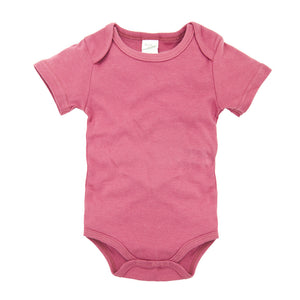 Ecobloom Mart Plain Cotton Short Sleeve Newborn Clothes