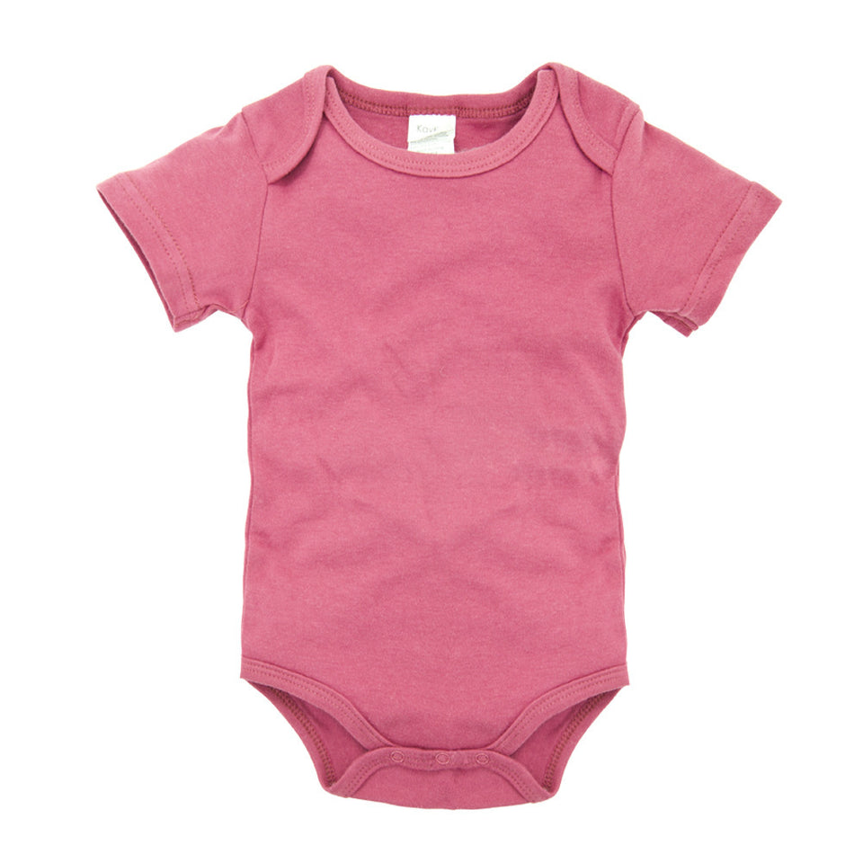 Ecobloom Mart Plain Cotton Short Sleeve Newborn Clothes