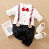 Ecobloom Mart Baby Gentleman Romper Baby Boy Formal Outfit