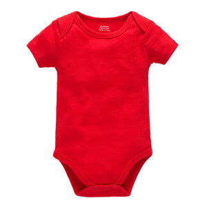 Ecobloom Mart Plain Cotton Short Sleeve Newborn Clothes