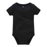 Ecobloom Mart Plain Cotton Short Sleeve Newborn Clothes