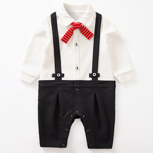 Ecobloom Mart Baby Gentleman Romper Baby Boy Formal Outfit