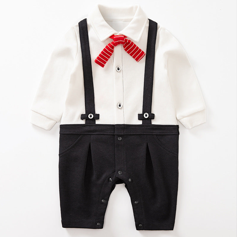Ecobloom Mart Baby Gentleman Romper Baby Boy Formal Outfit